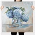 Picture of Blue Hydrangea _GroupedProduct_Square_Canvas_