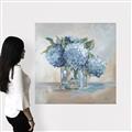 Picture of Blue Hydrangea _GroupedProduct_Square_Canvas_