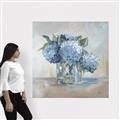Picture of Blue Hydrangea _GroupedProduct_Square_Canvas_