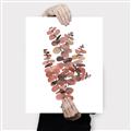 Picture of Pink Color Eucalyptus II _GroupedProduct_Rectangle_Portrait_Canvas_