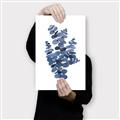 Picture of Blue Color Eucalyptus II  _GroupedProduct_Rectangle_Portrait_Canvas_