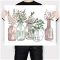 Picture of Bottled Plants I _GroupedProduct_Rectangle_Landscape_Canvas_