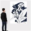 Picture of Blue & White Flower I  _GroupedProduct_Rectangle_Portrait_Canvas_