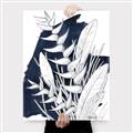 Picture of Blue & white flower II _GroupedProduct_Rectangle_Portrait_Canvas_