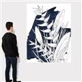 Picture of Blue & white flower II _GroupedProduct_Rectangle_Portrait_Canvas_