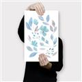 Picture of Blue Leaves IV _GroupedProduct_Rectangle_Portrait_Canvas_