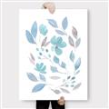 Picture of Blue Leaves IV _GroupedProduct_Rectangle_Portrait_Canvas_