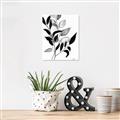 Picture of Black Botanical _GroupedProduct_Rectangle_Portrait_Canvas_