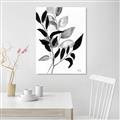 Picture of Black Botanical _GroupedProduct_Rectangle_Portrait_Canvas_