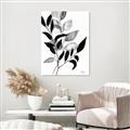 Picture of Black Botanical _GroupedProduct_Rectangle_Portrait_Canvas_