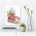 Picture of Red Shoe Garden  _GroupedProduct_Rectangle_Portrait_Canvas_
