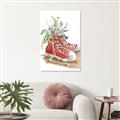 Picture of Red Shoe Garden  _GroupedProduct_Rectangle_Portrait_Canvas_