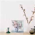 Picture of Peonies in vase _GroupedProduct_Square_Canvas_