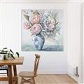 Picture of Peonies in vase _GroupedProduct_Square_Canvas_