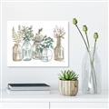 Picture of Bottled Plants Neutral I  _GroupedProduct_Rectangle_Landscape_Canvas_