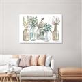 Picture of Bottled Plants Neutral I  _GroupedProduct_Rectangle_Landscape_Canvas_