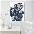 Picture of White fower on blue bkg _GroupedProduct_Rectangle_Portrait_Canvas_