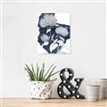Picture of Hydrangea flower on blue bkg _GroupedProduct_Rectangle_Portrait_Canvas_