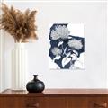 Picture of Hydrangea flower on blue bkg _GroupedProduct_Rectangle_Portrait_Canvas_