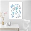 Picture of Blue Leaves IV _GroupedProduct_Rectangle_Portrait_Canvas_