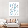 Picture of Blue Leaves IV _GroupedProduct_Rectangle_Portrait_Canvas_