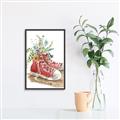 Picture of Red Shoe Garden  _GroupedProduct_Rectangle_Portrait_Canvas_Framed_