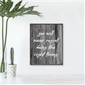 Picture of The Right Thing _GroupedProduct_Rectangle_Portrait_Canvas_Framed_