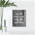 Picture of The Right Thing _GroupedProduct_Rectangle_Portrait_Canvas_Framed_