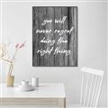 Picture of The Right Thing _GroupedProduct_Rectangle_Portrait_Canvas_Framed_