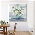 Picture of Pastel Blooming I  _GroupedProduct_Square_Canvas_Framed_