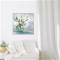 Picture of Pastel Blooming II  _GroupedProduct_Square_Canvas_Framed_