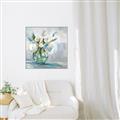 Picture of Pastel Blooming II  _GroupedProduct_Square_Canvas_Framed_