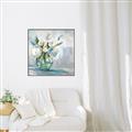 Picture of Pastel Blooming II  _GroupedProduct_Square_Canvas_Framed_