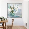 Picture of Pastel Blooming II  _GroupedProduct_Square_Canvas_Framed_