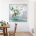 Picture of Pastel Blooming II  _GroupedProduct_Square_Canvas_Framed_