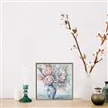 Picture of Peonies in vase _GroupedProduct_Square_Canvas_Framed_