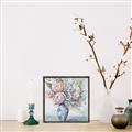 Picture of Peonies in vase _GroupedProduct_Square_Canvas_Framed_