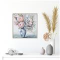 Picture of Peonies in vase _GroupedProduct_Square_Canvas_Framed_