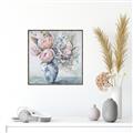 Picture of Peonies in vase _GroupedProduct_Square_Canvas_Framed_