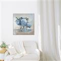 Picture of Blue Hydrangea _GroupedProduct_Square_Canvas_Framed_