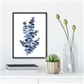Picture of Blue Color Eucalyptus I  _GroupedProduct_Rectangle_Portrait_Canvas_Framed_