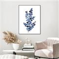 Picture of Blue Color Eucalyptus I  _GroupedProduct_Rectangle_Portrait_Canvas_Framed_
