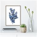 Picture of Blue Color Eucalyptus II  _GroupedProduct_Rectangle_Portrait_Canvas_Framed_