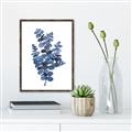 Picture of Blue Color Eucalyptus II  _GroupedProduct_Rectangle_Portrait_Canvas_Framed_