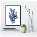 Picture of Blue Color Eucalyptus II  _GroupedProduct_Rectangle_Portrait_Canvas_Framed_