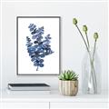 Picture of Blue Color Eucalyptus II  _GroupedProduct_Rectangle_Portrait_Canvas_Framed_