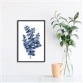 Picture of Blue Color Eucalyptus II  _GroupedProduct_Rectangle_Portrait_Canvas_Framed_