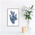 Picture of Blue Color Eucalyptus II  _GroupedProduct_Rectangle_Portrait_Canvas_Framed_