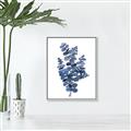 Picture of Blue Color Eucalyptus II  _GroupedProduct_Rectangle_Portrait_Canvas_Framed_