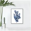 Picture of Blue Color Eucalyptus II  _GroupedProduct_Rectangle_Portrait_Canvas_Framed_